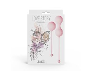 Vaginal balls set Love Story Carmen Tea Rose