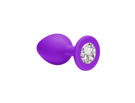 Plug-Anal Plug Emotions Cutie Small Purple clear crystal - 3