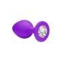 Plug-Anal Plug Emotions Cutie Small Purple clear crystal - 4