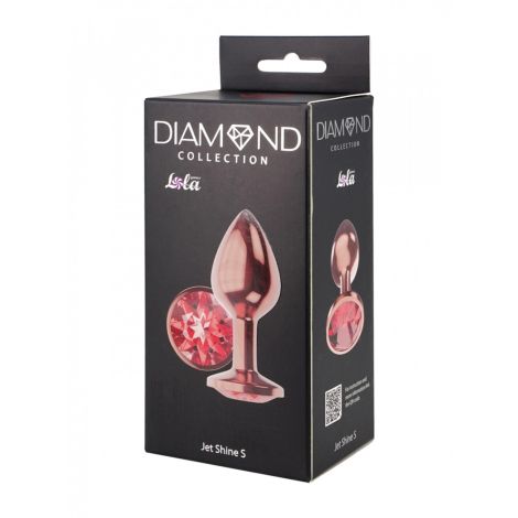 Plug-Butt Plug Diamond Ruby Shine S Rose Gold - 4