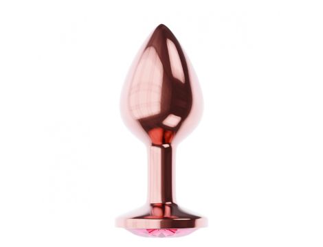 Plug-Butt Plug Diamond Ruby Shine L Rose Gold - 2