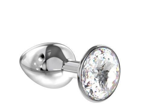 Enlarged Anal Plug Diamond Clear Sparkle XL - 3