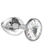 Enlarged Anal Plug Diamond Clear Sparkle XL - 4