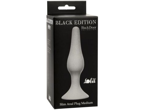 Plug-Slim Anal Plug Medium Grey