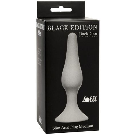 Plug-Slim Anal Plug Medium Grey