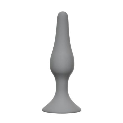 Plug-Slim Anal Plug Medium Grey - 2