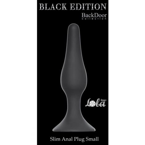 Plug-Slim Anal Plug Small Black