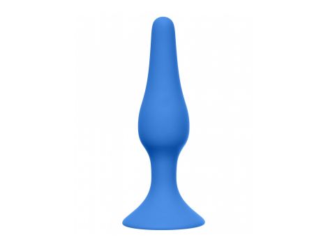 Plug-Slim Anal Plug Small Blue - 2