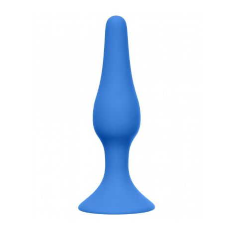 Plug-Slim Anal Plug Small Blue - 2