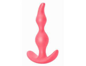 Plug-Anal Plug Bent Anal Plug Pink - image 2