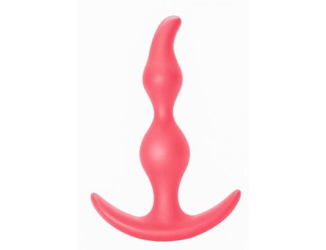 Plug-Anal Plug Bent Anal Plug Pink - 3