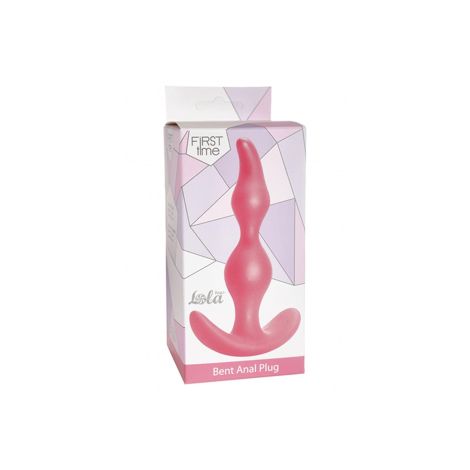 Plug-Anal Plug Bent Anal Plug Pink