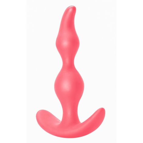 Plug-Anal Plug Bent Anal Plug Pink - 2