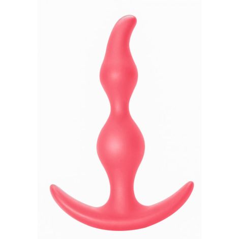 Plug-Anal Plug Bent Anal Plug Pink - 3