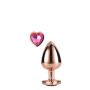 GLEAMING LOVE ROSE GOLD PLUG SMALL - 3