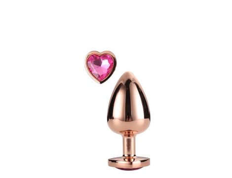 GLEAMING LOVE ROSE GOLD PLUG MEDIUM - 2