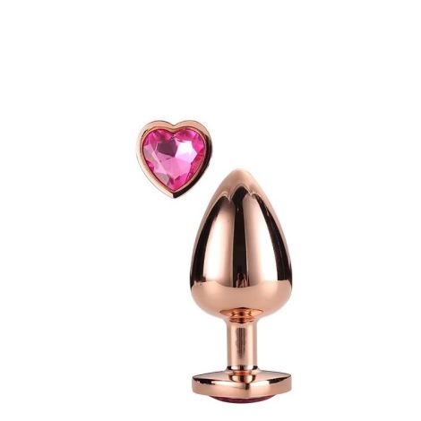 GLEAMING LOVE ROSE GOLD PLUG MEDIUM - 2