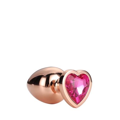 GLEAMING LOVE ROSE GOLD PLUG MEDIUM - 4