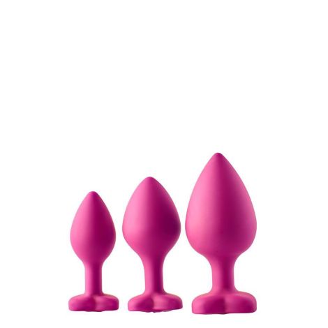 FLIRTS ANAL TRAINING KIT GEM STONE PINK - 3