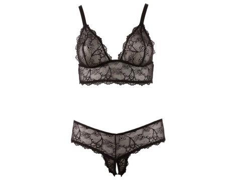 Bra and String black XL - 6