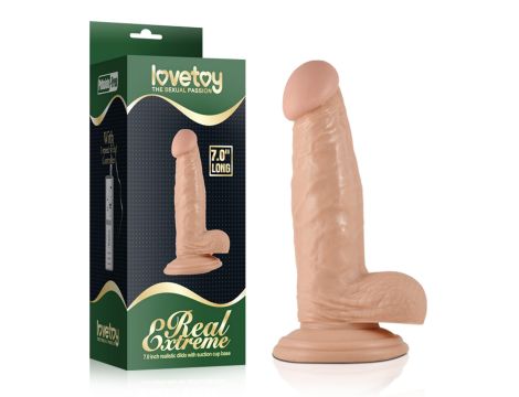 7"" Real Extreme Dildo Flesh