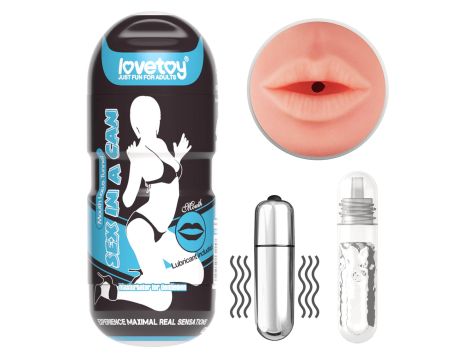 Sex In A Can Mouth Stamina Tunnel - Vibrating