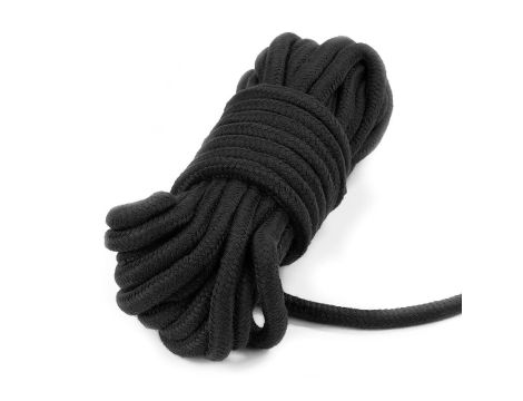 10 meters Fetish Bondage Rope Black - 2