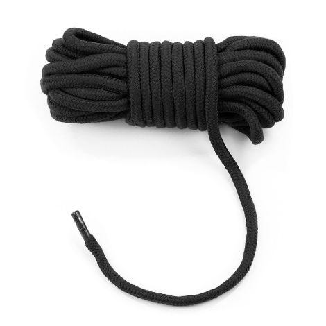 10 meters Fetish Bondage Rope Black - 3