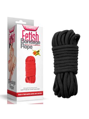 10 meters Fetish Bondage Rope Black