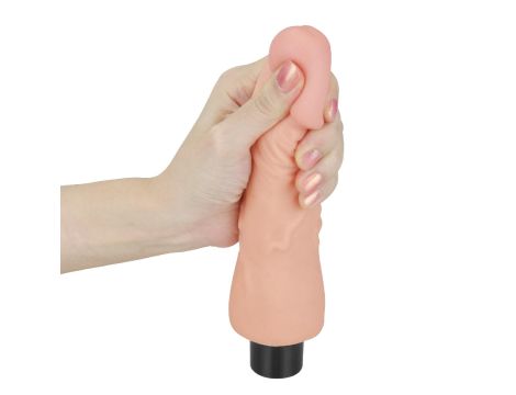 7"" REAL SOFTEE Vibrating Dildo - 4