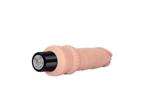 7.8"" REAL SOFTEE Vibrating Dildo - 3