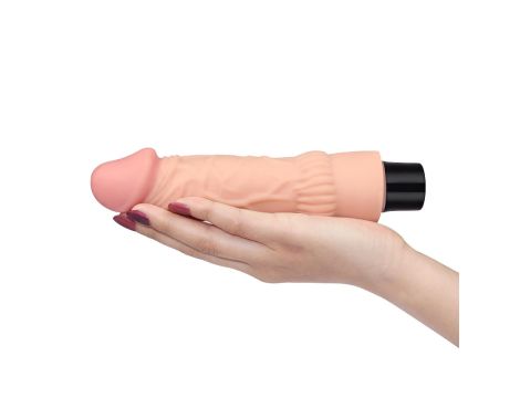 7.8"" REAL SOFTEE Vibrating Dildo - 4