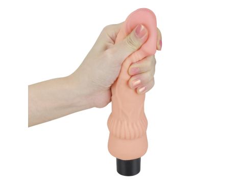 7.8"" REAL SOFTEE Vibrating Dildo - 6