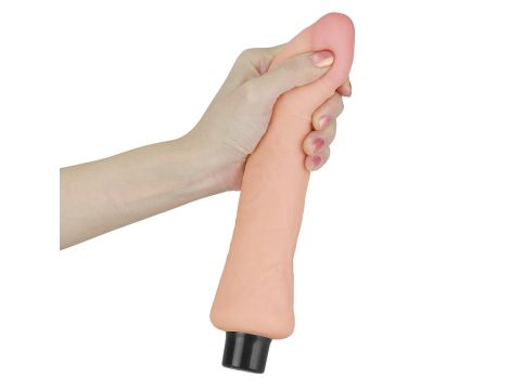 9"" REAL SOFTEE Vibrating Dildo - 6