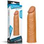 Add 1"" Pleasure X Tender Penis Sleeve Brown - 2