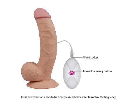 8.5"" The Ultra Soft Dude Vibrating - 9