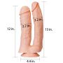 12'' Realistic Mega Double Dildo - 3