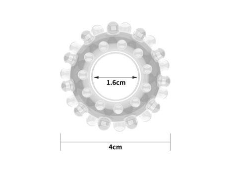 POWER PLUS Cockring Clear - 2