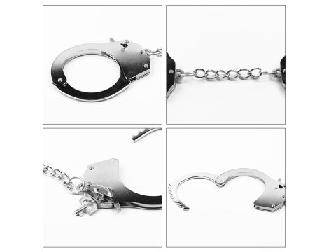 Fetish Pleasure Metal Handcuffs - 4