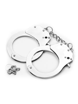 Fetish Pleasure Metal Handcuffs - image 2