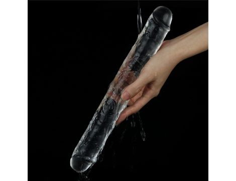 Flawless Clear Double dildo 12'' - 8