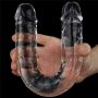 Flawless Clear Double dildo 12'' - 7