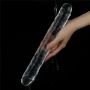 Flawless Clear Double dildo 12'' - 9