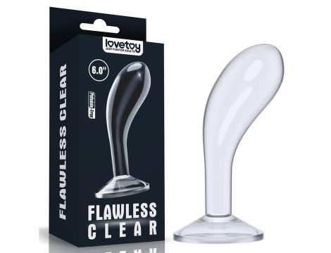 Flawless Clear Prostate Plug 6.0''