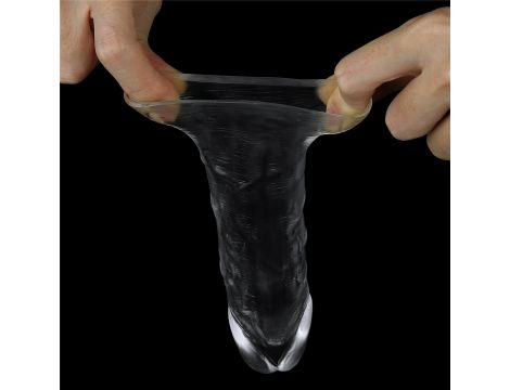 Flawless Clear Penis Sleeve Add 1'' - 3