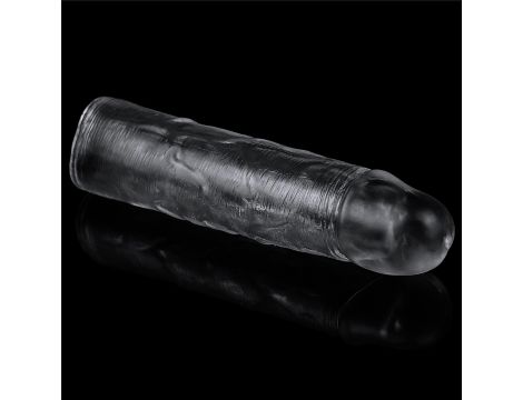 Flawless Clear Penis Sleeve Add 1'' - 9