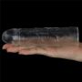 Flawless Clear Penis Sleeve Add 1'' - 6