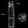 Flawless Clear Penis Sleeve Add 1'' - 13