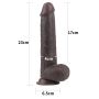 9'' Sliding Skin Dual Layer Dong - Black - 3