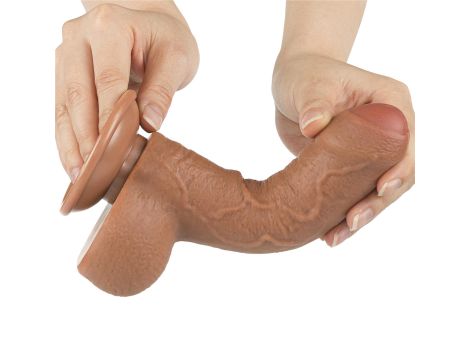 7'' Sliding Skin Dual Layer Dong Brown - 5